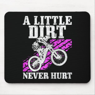 Mousepad Bicicleta Feminina de Montanha Little Dirt Never H