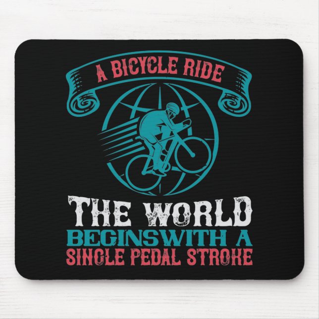 Mousepad Bicicleta - Lover de bicicleta (Frente)