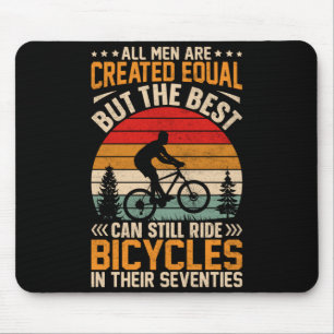 Mousepad Bicicleta Masculina - Homens Iguais Mas Os Melhore