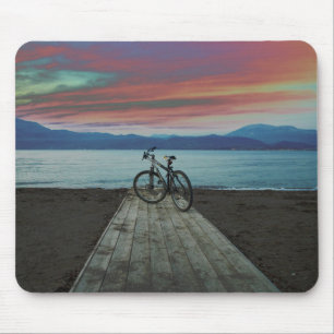 Mousepad Bicicleta na piscina do cais
