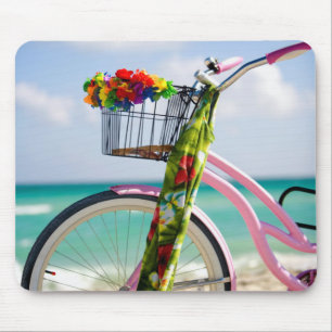 Mousepad Bicicleta na praia Miami, Florida