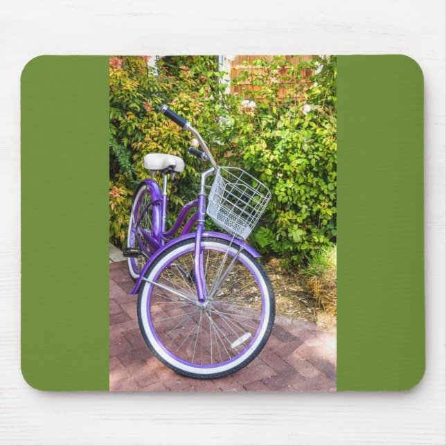 Mousepad Bicicleta Puro Brilhante Pronta para uma Corrida (Frente)