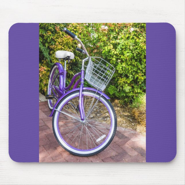 Mousepad Bicicleta Puro Brilhante Pronta para uma Corrida (Frente)