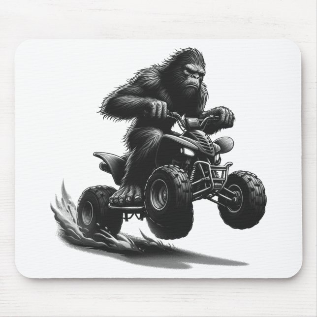Mousepad Bicicleta Quad Riding Bigfoot (Frente)
