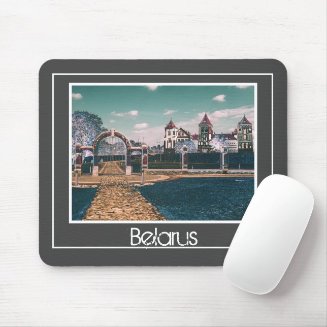 Mousepad Bielorrússia Беларусь Mir Castle Arquitetura Mouse (Com mouse)