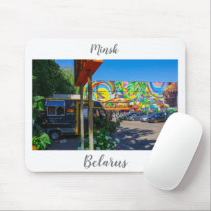 Mousepad Bielorrússia Б е л а р у с Arquitetura Minsk Mouse