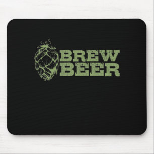 Mousepad Bier Hopfen und Malz Bierbrauen