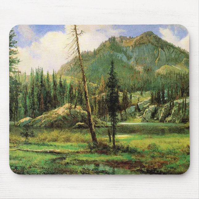 Mousepad Bierstadt - Sierra Nevada Mountains, (Frente)