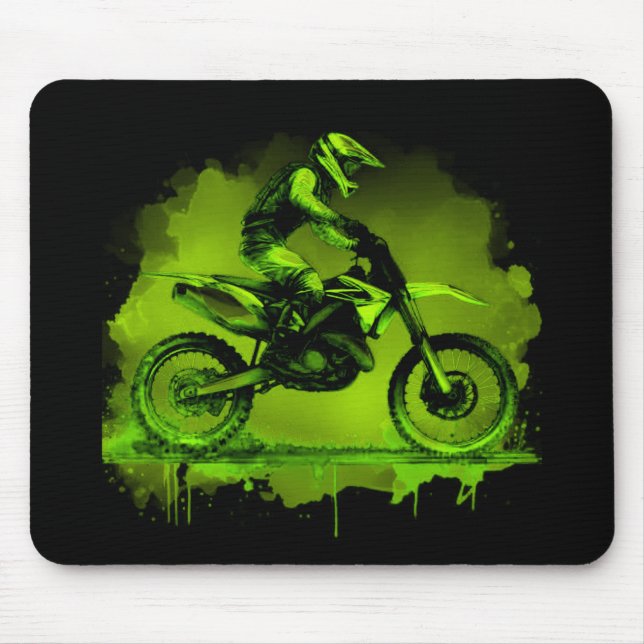 Mousepad Bifurcação de água verde (Frente)