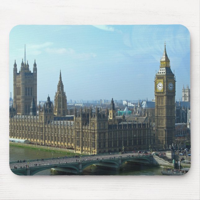 Mousepad Big Ben e casas do parlamento - Londres (Frente)