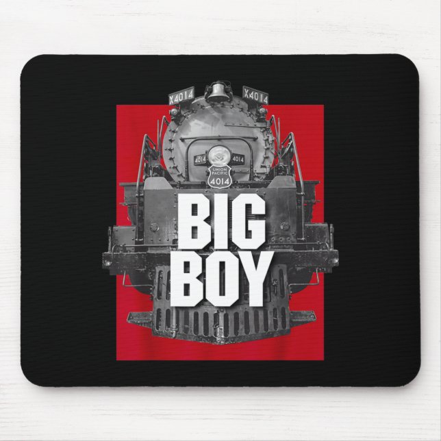 Mousepad Big Boy 4014 Clic Steam Engine Retro Locomotive Ra (Frente)