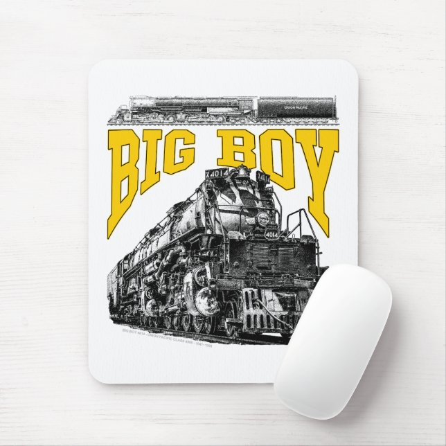 Mousepad Big Boy 4014 Steam Loco. Union Pacific Class 4000 (Com mouse)