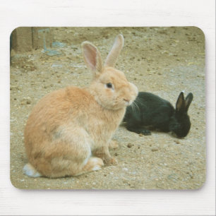 Mousepad Big Red Bunny