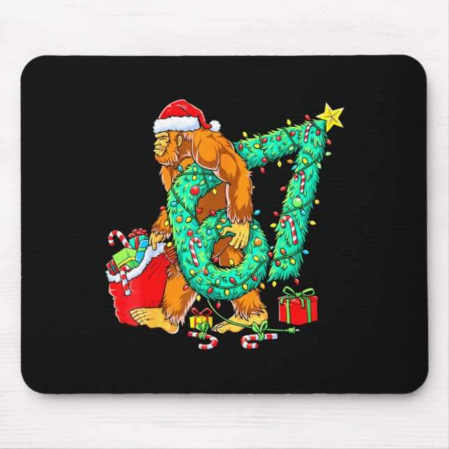 Mousepad Bigfoot 67 Meme Christmas Tree 67 Baseball Lifesty (Frente)