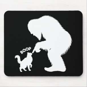 Mousepad Bigfoot Brincalhão Gato de Cabelo Comprido Boop