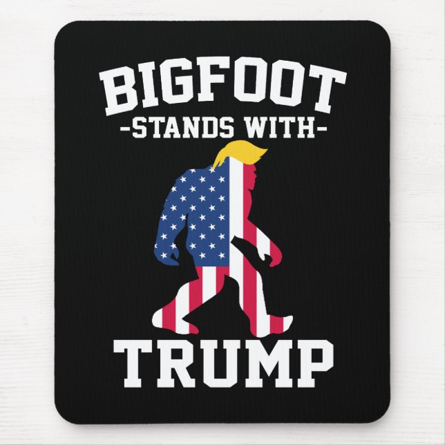 Mousepad Bigfoot Com Eleições Trump 2024 (Frente)