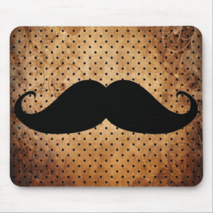 Mousepad Bigode preto engraçado