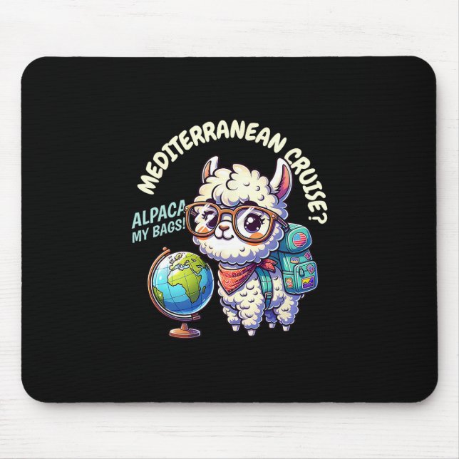 Mousepad Biker Santa 67 Crew Funny Christmas Leather Jacket (Frente)