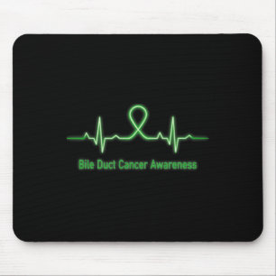 Mousepad Bile Duct Cancer consciência pulsação Luta Fé H