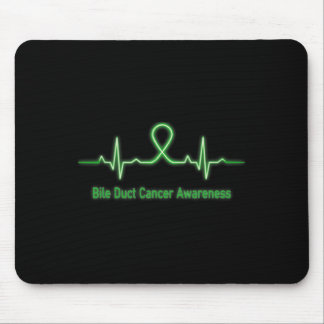 Mousepad Bile Duct Cancer consciência pulsação Luta Fé H