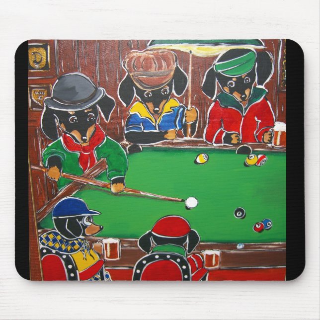 Mousepad Bilhar Doxie (Frente)