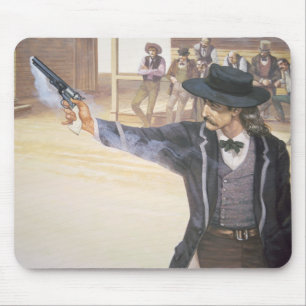Mousepad "Bill selvagem" Hickok (1837-76) demonstra sua