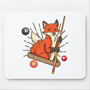 Mousepad Billiard Fox Hustler Piscina Shirts Girls Snooker