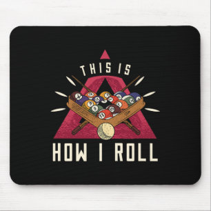 Mousepad Billiard I Roll Billiards Jogo Snooker Piscina Bil