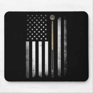 Mousepad Billiards Piscina Player Mesa Estados Unidos Bande