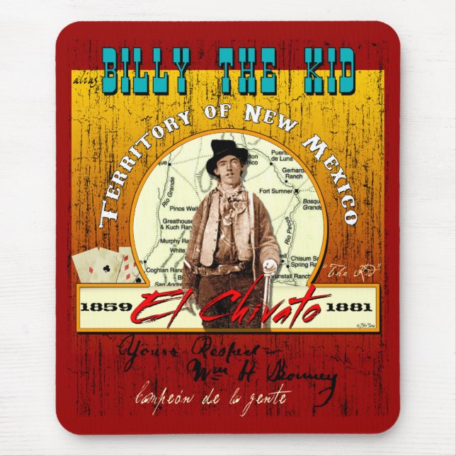 Mousepad Billy o miúdo (Frente)