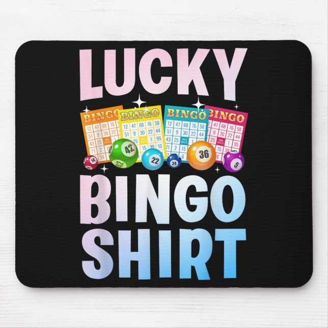Mousepad Bingo Art Bonito Para Homens Jogadores De Jogo Par (Frente)