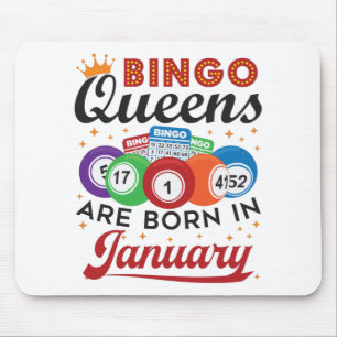 Mousepad Bingo Queens são Nasceres no aniversário de janeir