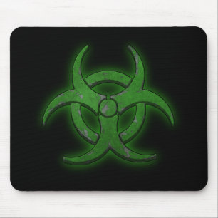 Mousepad Biohazard verde