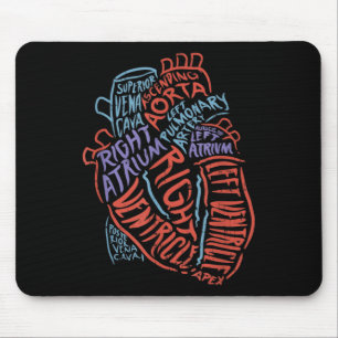 Mousepad Biologia Médica de Anatomia Especialista em Cora