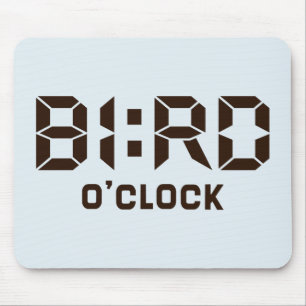Mousepad BIRD O'Clock