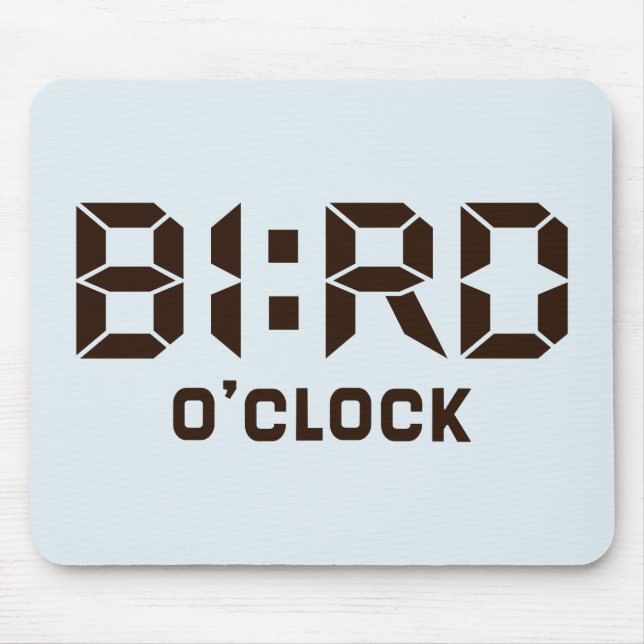 Mousepad BIRD O'Clock (Frente)