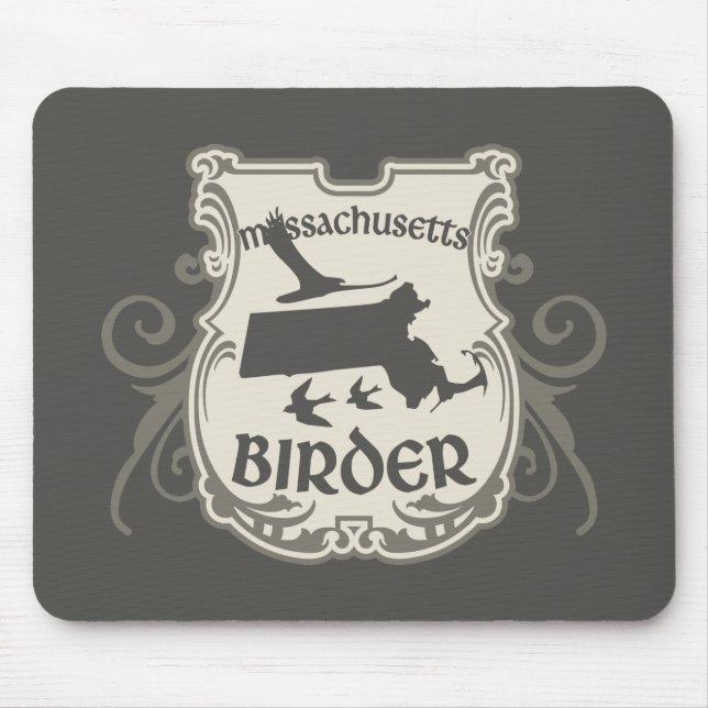 Mousepad Birder de Massachusetts (Frente)