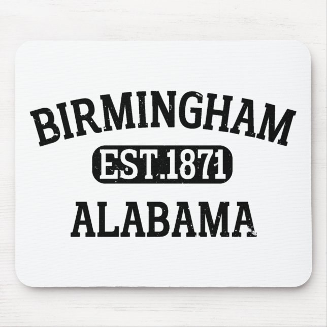 Mousepad Birmingham Alabama Vintage (Frente)