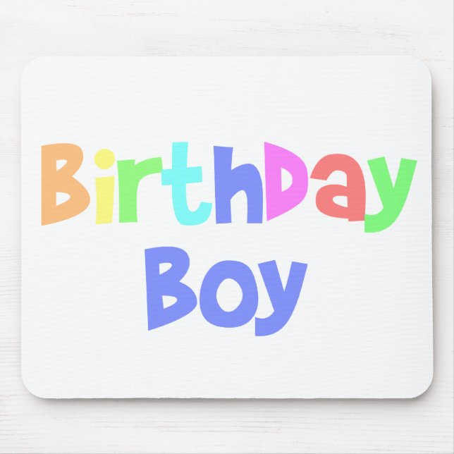 Mousepad Birthday Boy (Frente)