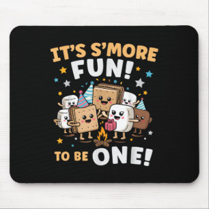 Mousepad Birthday Campfire Marshmallow É Mais Divertido