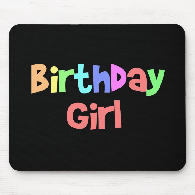 Mousepad Birthday Girl (Frente)