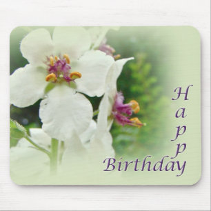Mousepad Birthday Moth Mullein Wildflower