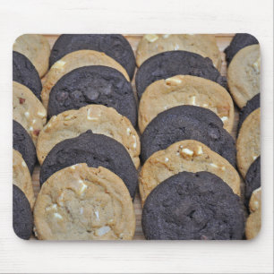 Mousepad Biscoitos brancos e chocolate