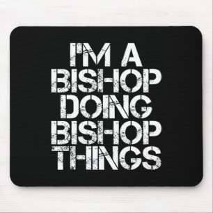 Mousepad Bishop Funny Surname Family Tree Birthday Reunião
