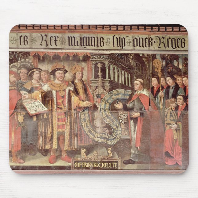 Mousepad Bishop Robert Sherburne com Henry VIII (Frente)