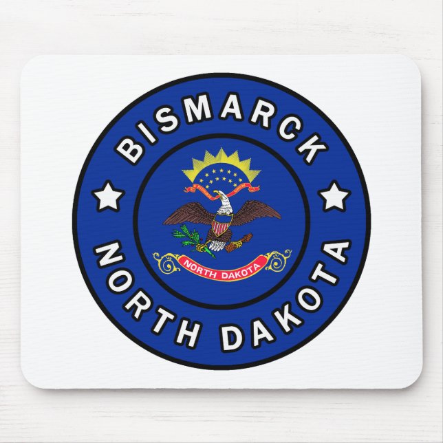 Mousepad Bismarck North Dakota (Frente)