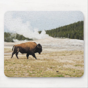 Mousepad Bison e Old Faithful