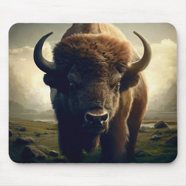 Mousepad Bison Painting (Frente)