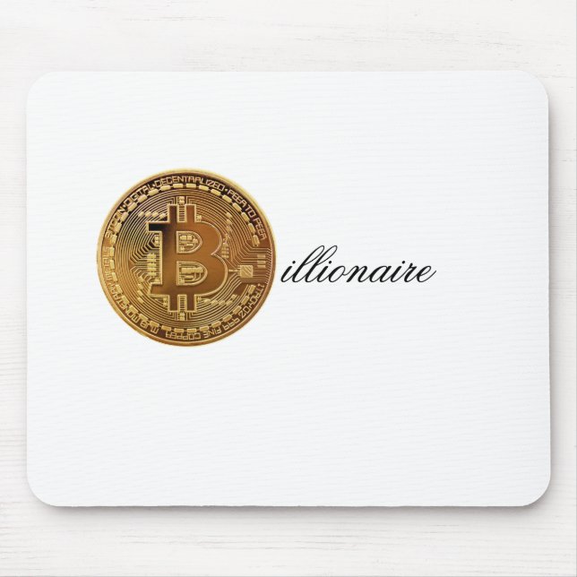 Mousepad Bitcoin Billionaire  (Frente)