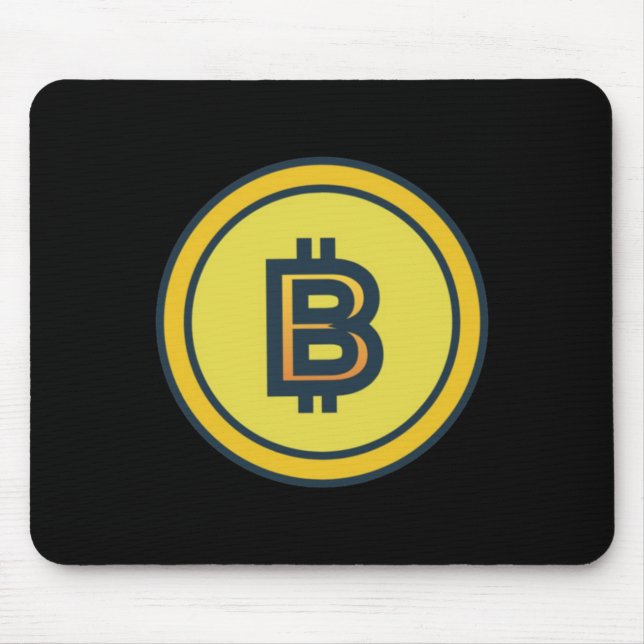 Mousepad Bitmoney Crypto Design Sticker (Frente)